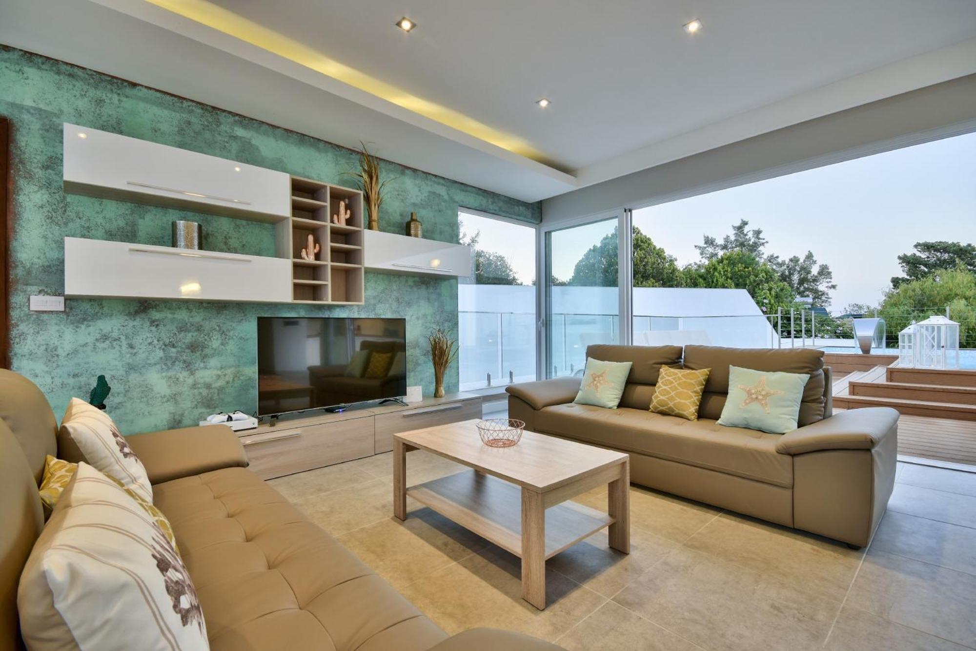 Villa Blu - Family Villa With Indoor Heated Pool, Sauna And Games Room 梅利哈 外观 照片