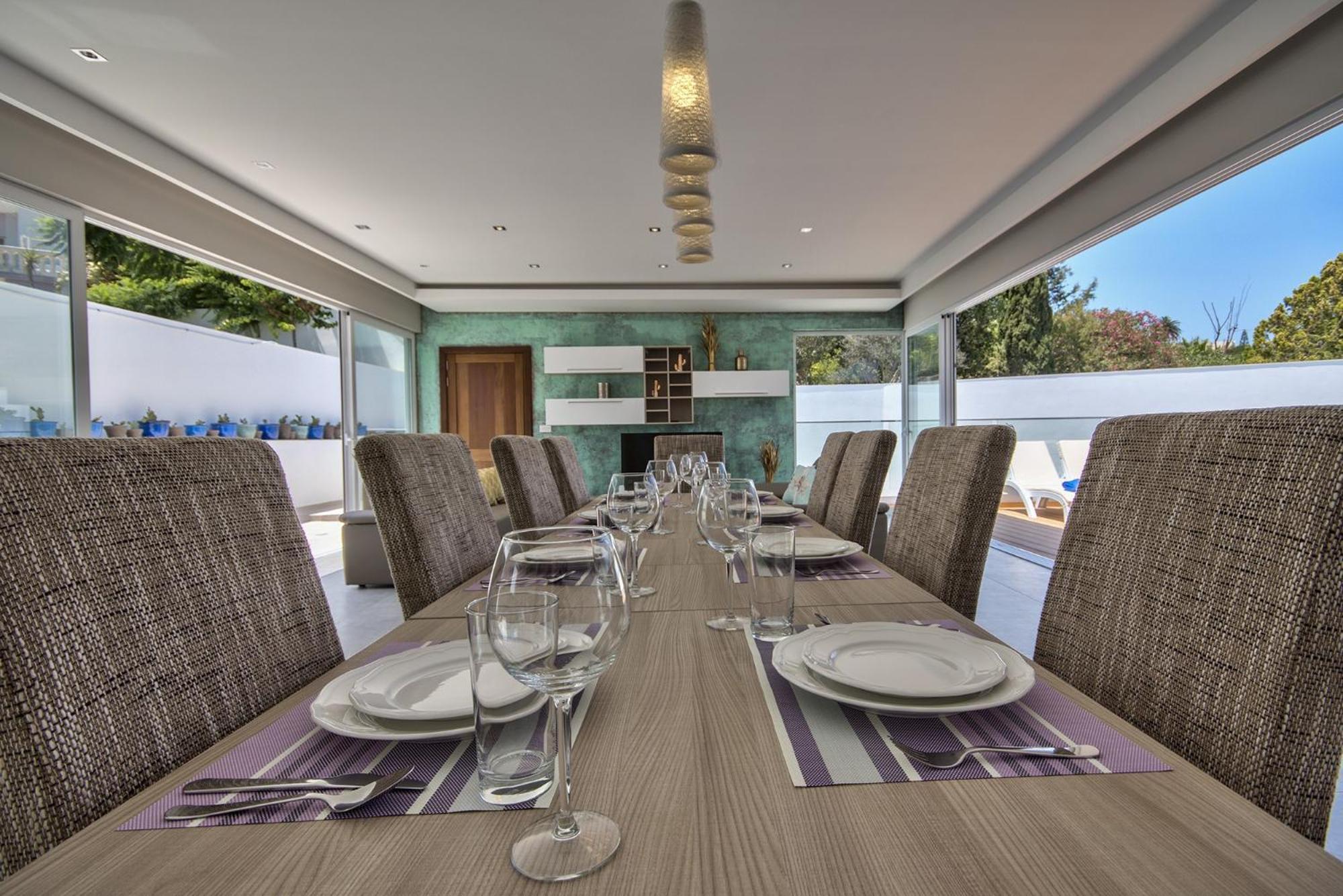 Villa Blu - Family Villa With Indoor Heated Pool, Sauna And Games Room 梅利哈 外观 照片